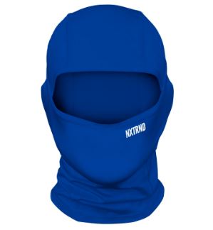 blue ski mask